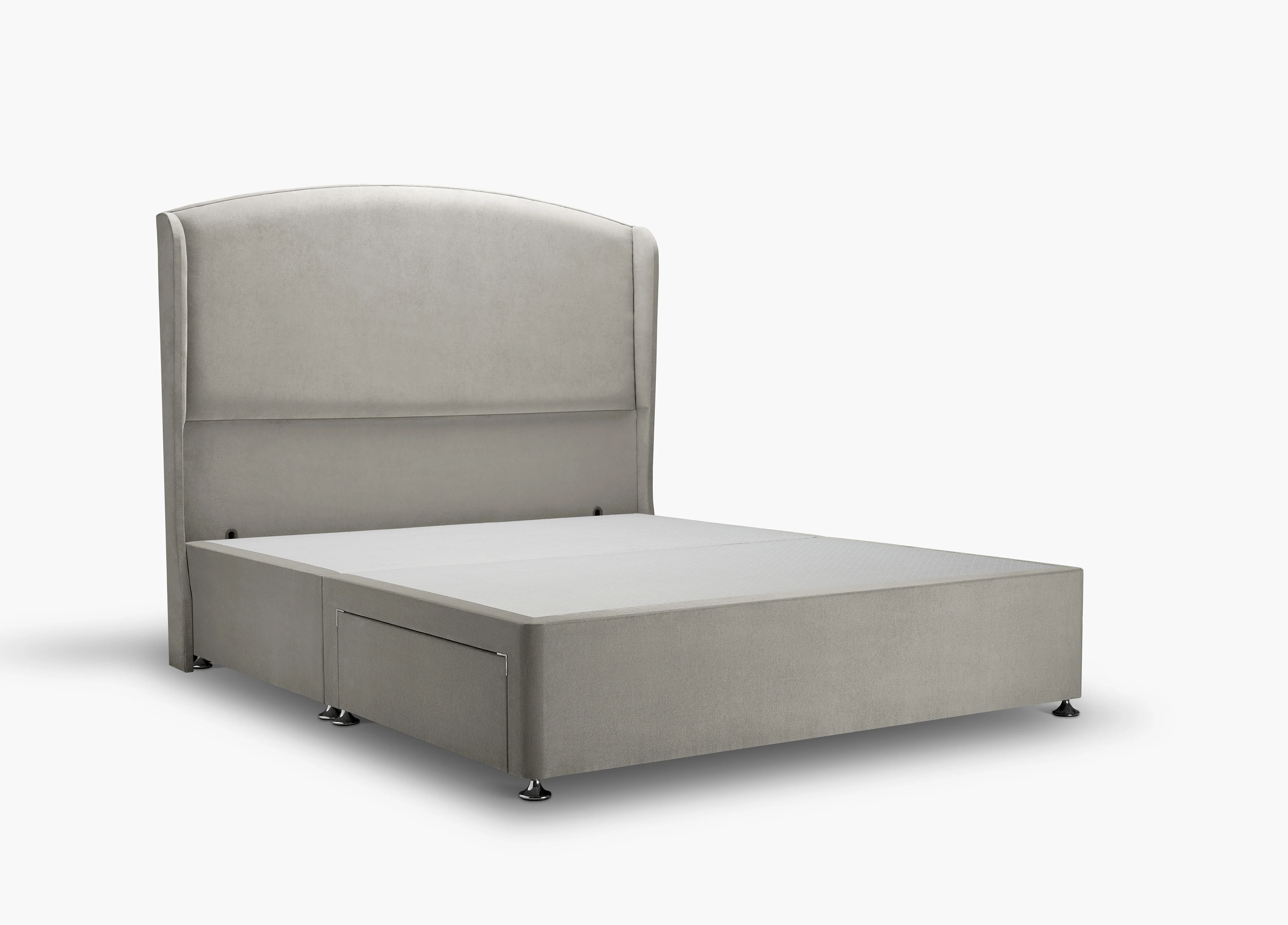 Melrose Bed Silver Grey