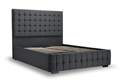 Portobello Bed Carbon